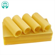 30Pcs Bee Hive Foundation Sheets, Deep Beeswax Foundation Sheets for Bee Frames Beekeeping Tool 41.5