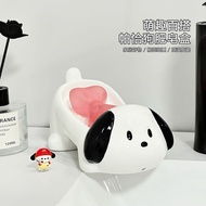 Cute Pacha Dog Soap Box Creative Soap Box Perforated Drain Soap Box Ceramic Soap Dish Toilet Househo