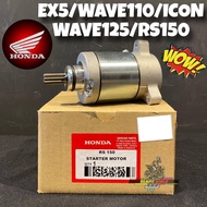 STARTER MOTOR HONDA RS150 WAVE 110 WAVE 125 EX5 RS150 ICON ACCESSORIES MOTOR STARTER WAVE 125 ENGINE
