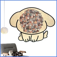 Wooden Animal Puzzle Logic Challenge Brain Game Wooden Colored Animal Jigsaw Puzzle for Adult Youth 