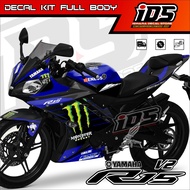 Decal R15 V2 Full Body Stiker R15 V2 Full Body Dekal R15 V2 Monster Energy