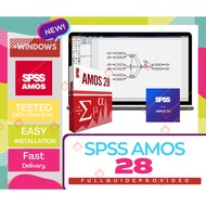 SPSS Statistics AMOS 28 | Instructions provided 🔥For Win 𝐀𝐜𝐭𝐢𝐯𝐚𝐭𝐞𝐝
