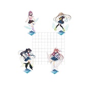 Aokana Four Rhythm Across the Blue Acrylic Stand Set Asuka Kurashina Anime Figure Display Desk Decor