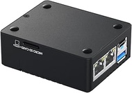 Waveshare Mini Dual Gigabit Ethernet Base Board, Mini-Computer Kit, Compatible with Raspberry Pi Com