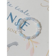 Xiaobian's Favorite Ocean Bubble |Japanese Glass Beads Handmade Ring ・ Clear Daily Style