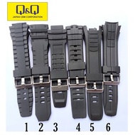 Tali / Strap Rubber / Karet jam Tangan Qnq Q&q qq