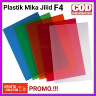 Plastik Jilid F4/Mika Jilid F4 Per 10 Lembar