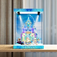 Ready Stock Suitable for Lego 41148 Frozen Castle Disney Princess Figure Transparent Acrylic Display Box Dustproof