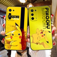 Cartoon Pikachu Pokemon Soft Black Silicon TPU Cell Phone Case For OPPO A96 RENO 10 8 7 6 5 4 6.6 X T Z F21 X2 Find X3 Pro Plus Zoom Lite 5G