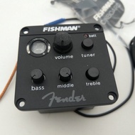 HR-(Ready Stock)FISHMAN ISYS 301 Model Guitar Preamp EQ Tuner Piezo Pickup Beat Guitar Parts Accesso