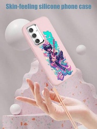 1 pieza Pink TPU Electroplating Cartoon Game Guitar Teenager Design Anti-Shock Phone Case y 1 pieza Pink TPU Lanyard Compatible con funda de iPhone / funda de teléfono interesante / funda de teléfono Android / funda de teléfono Samsung / funda de teléfono Xiaomi / funda de teléfono OPPO / iPhone 13Pro Max / iPhone 14 Pro Max / iPhone 15 Pro Max / Galaxy S23 Ultra / Galaxy A03 / Galaxy A13 4G / Galaxy A23 5G / Galaxy A32 4G / Galaxy A52 / A52s 5G / Galaxy A05S / Galaxy A14 / Galaxy A15 / Galaxy A54 5G / OPPO A16 / Xiaomi Redmi 12C / 11A