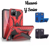 Casing Huawei Y5 Y5P Y6P Y7A Y7P Y9 Y9S Prime Armor Shockproof Back Stand Hard Hand phone Case
