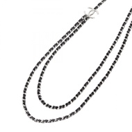 【二手】香奈兒項鍊，Coco Mark，雙股，長款，不銹鋼項鍊，女士，二手