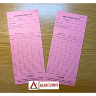 AM 493D KAD PERAKAM WAKTU MERAH