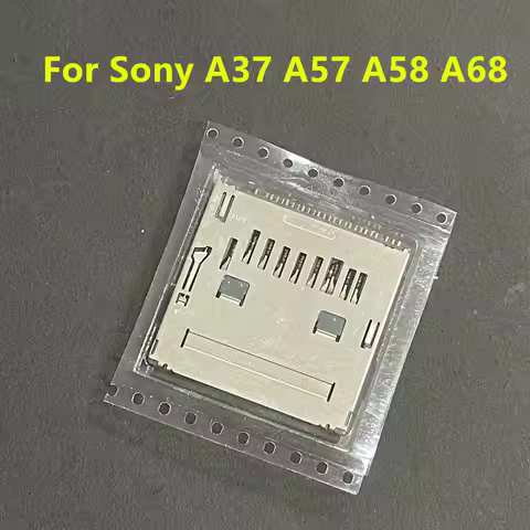 NEW For Sony A37 A57 A58 A68 SD Memory Card Reader Connector Slot Holder SLT-A37 SLT-A57 SLT-A58 SLT
