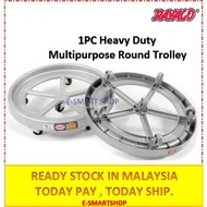 Rayaco Heavy Duty Multipurpose 6 Wheel Round Trolley/ Gas Trolley / Dustbin Trolley