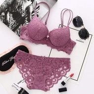 bra seamless bra women bra for woman Set bra berkumpul renda seksi tanpa cincin keluli mengumpulkan 