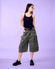 W.B Project - Gemma Pants กางเกงคาร์โก้ขาสามส่วน