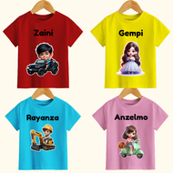 Kaos Anak Viral 3D Laki-Laki Dan Perempuan Costume Nama Sendiri