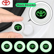 【Ready Stock】4Pcs Toyota Car Door Luminous Shock Absorber Mat Mute Pad Getah Pintu Hilang Bunyi For Toyota Yaris Yaris VIOS Corolla Alitis Camry Prius Wigo Avanza Innova Fortuner Rush RAV4