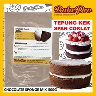 CHOCOLATE SPONGE CAKE MIX / TEPUNG KEK SPAN COKLAT / 巧克力海绵蛋糕預拌粉