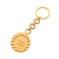 [Used] Chanel Keychain, Coco Mark, Gold, Other, Coco Mark Keychain, Women's, Used A