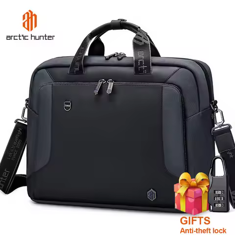 ARCTIC HUNTER Men's Briefcase Anti theft Computer Bag for Men Office Business Travel Laptop Messenge