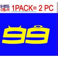 Body Sticker / Stripe / STIKER Stickers, Logos & Emblems A0020 "99" [1PACK=2PCS]