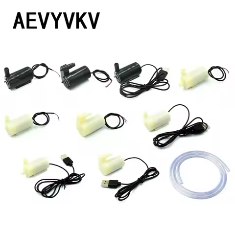 New DC 3V Mini Micro Water Pump Horizontal Small Submersible Pump DC 3W Fountain Vertical Small Wate