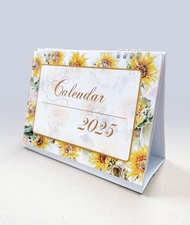 ปฏิทินตั้งโต๊ะภาพวาดสีน้ำดอกไม้ธรรมชาติ 6x8 inch Calendar