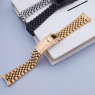 For Rolex GMT Master II Silver Gold Stainless Steel Replacement Wrist WatchBand Strap Bracelet Jubil