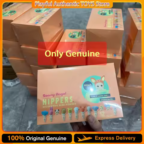Sonny Angel Hippers Mystery Blind Box Lie Down Angel Series Anime Character Kawaii Cartoon Surprise 