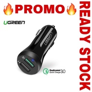 UGREEN SOCKET 30W DUAL USB PORTS CAR CHARGER