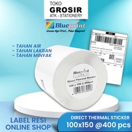 100x150 Shipping Label Receipt A6 Thermal Sticker Paper Barcode BLUEPRINT Lite 400Pcs Thermal Sticke