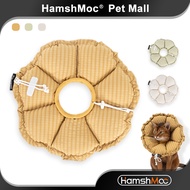HamshMoc Elizabethan Collar Two Way Use PP Cotton Filled Adjustable Fit For 9kg Pets