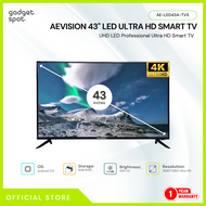 AeVision 43" 4K UHD LED Professional Ultra HD Smart TV/ CCTV Monitor AE-LED43A-TVS