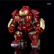 Compatible with Lego Revenge League Iron Man Anti-Hulk Can Take MinifiguresMOCMecha Model Toy ASNI