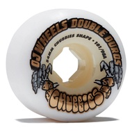 OJ Double Duro White Chubbies 54mm/101a & 95a Skateboard Wheels (7570525)