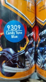 Pilok Pilox Cat Diton Premium.Candy Blue 9309 400cc Candy Tone Blue ..Biru candy .Cat Semprot Tahan