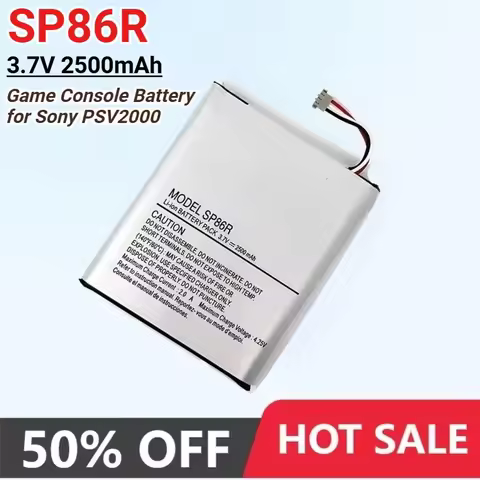 2500mAh Game Console Battery for Sony PS Vita 2007 PSV2000 PCH-2007 4-451-971-01 SP86R 3.7V Replacem