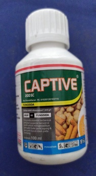 (READY) FUNGISIDA SISTEMIK CAPTIVE BAHAN AKTIF DIMETOMORF 200 SC - 100