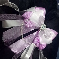 Pink purple lightstick bow - BTS, ILLIT, IVE, TXT, PLAVE, G-IDLE, BABYMONSTER, BLACKPINK, BND lights