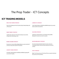 The Prop Trader - ICT Trading Models