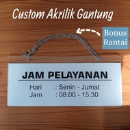 Custom Acrylic Hanging Chain - Custom Acrylic Hanging - Custom Acrylic