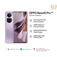 [NEW] OPPO RENO 10 PRO 5G | 12GB RAM + 256GB ROM | 80W SUPERVOOC | 4600 mAh Battery
