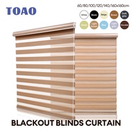 TOAO Korean Blinds for Window Blackout Blinds Window Curtain Duo Roller Blinds Curtain For Living Ro