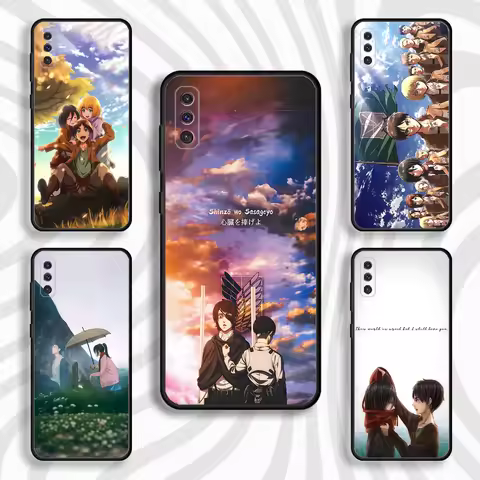 A-Attack on T-Titan Mikasa Phone Case For Samsung S 25,24,23,22,30,21,10,9,Ultra,Plus,Lite,FE,4,5 G
