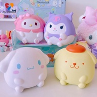 Sanrio Squishy Toy Anti Stress Ball Hello Kitty Kuromi Melody Squeeze Slow Rising Fidget Soft Ball Stress Relief Toys