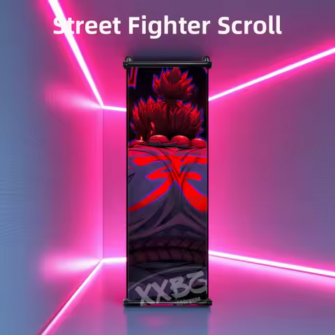 Fighting Game Street Fighter Home Decoration Hanging Painting Gouken Figures Wall Artwork Scrolls Pi