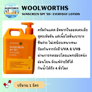 Woolworths Everyday Sunscreen SPF 50+ 1000 ml. กันแดด